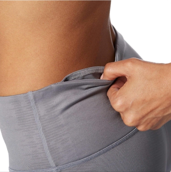 Adidas Climate Ultimate Mid-rise 3/4 Gray Crop Leggings - Picture 11 of 11